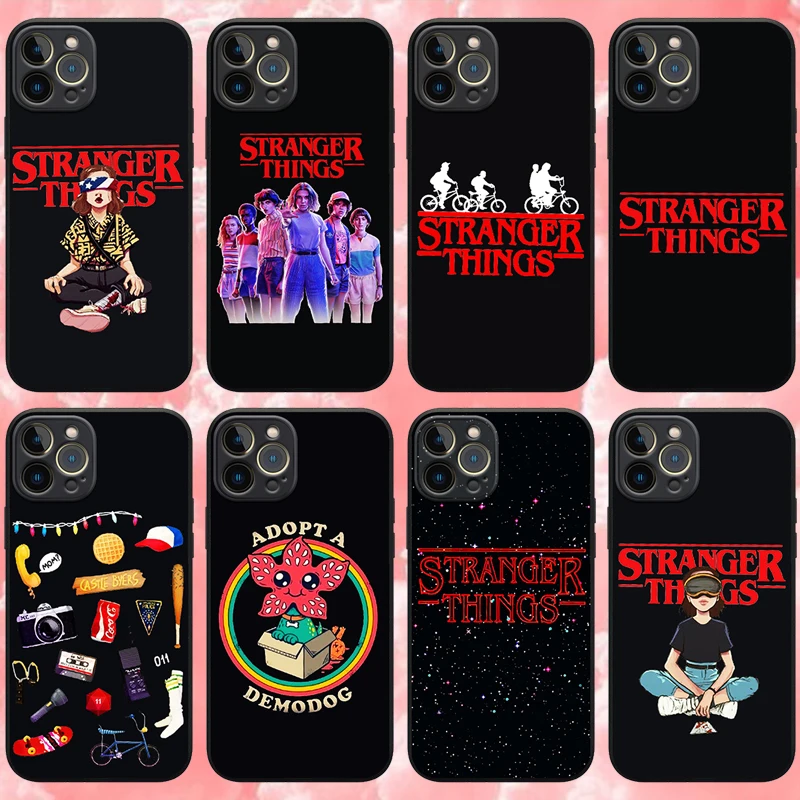 

Stranger Things Phone Cases for Iphone 11 12 13 Pro Max Mini XR XS 8 X 7 6 6s Plus SE2020 Soft Silicone Cover Fundas 11 Case