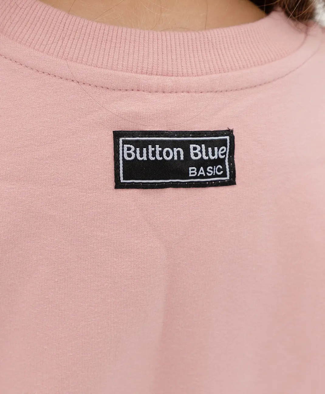 Толстовка из футера розовая Button Blue | Детская одежда и обувь