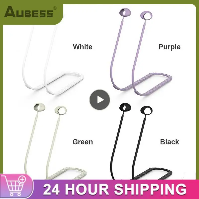 

Neck Strap Cord Silicone Soft Neck Cord Earphone Rope Sweatproof Wireless Headphone Anti Lost Rope 80 Cm