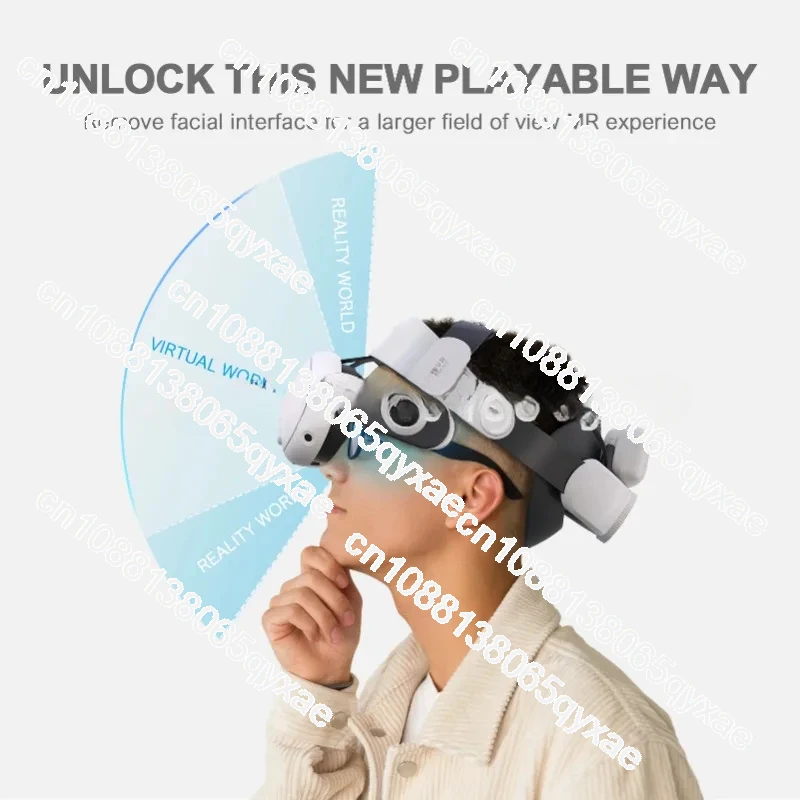 BOBOVR M3 Pro работает с аккумуляторной батареей для гарнитуры Meta Quest 3 VR.