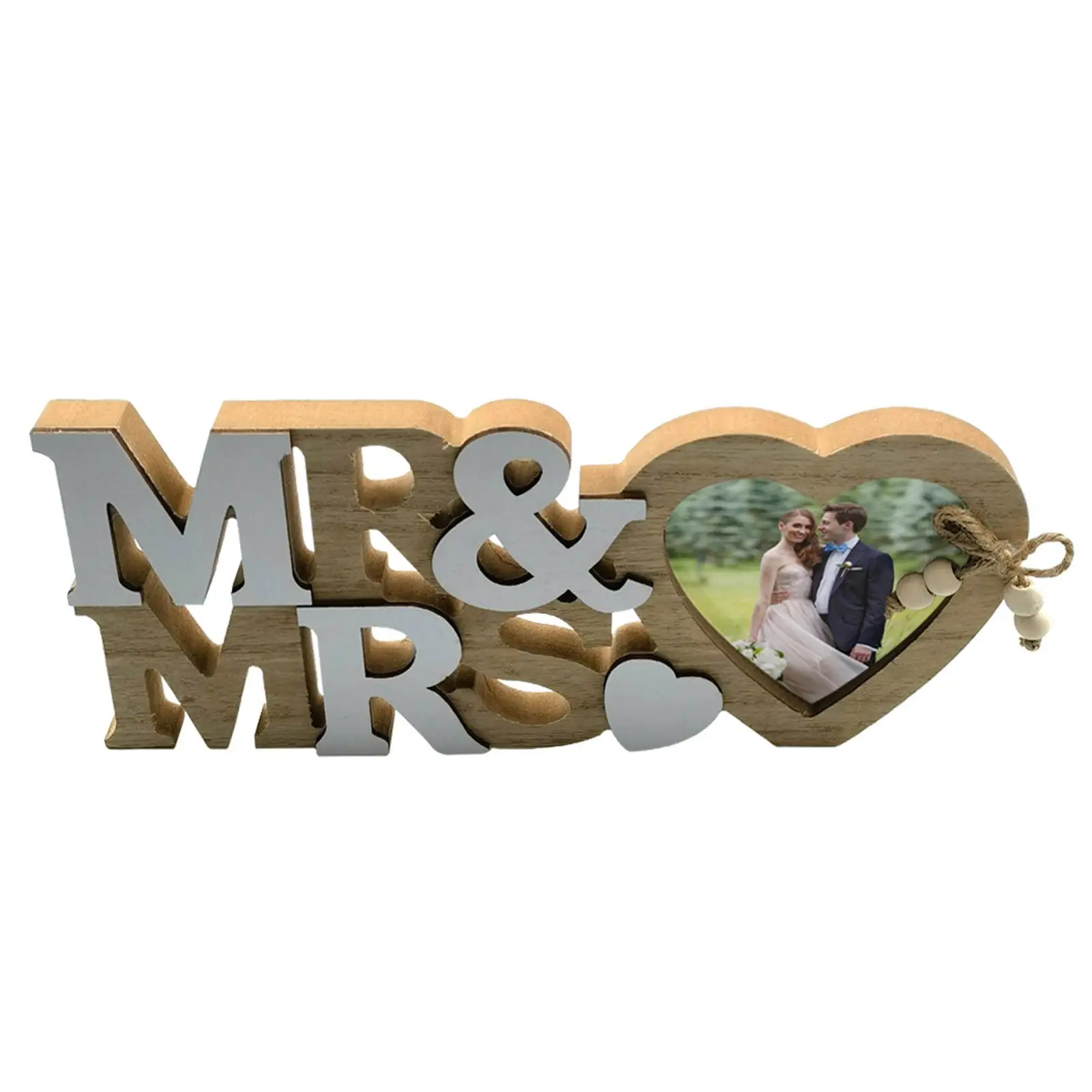 

Свадебная фоторамка в форме сердца, стильный декор в форме сердца для офиса и дома, деревянная фоторамка на День Благодарения и Рождество