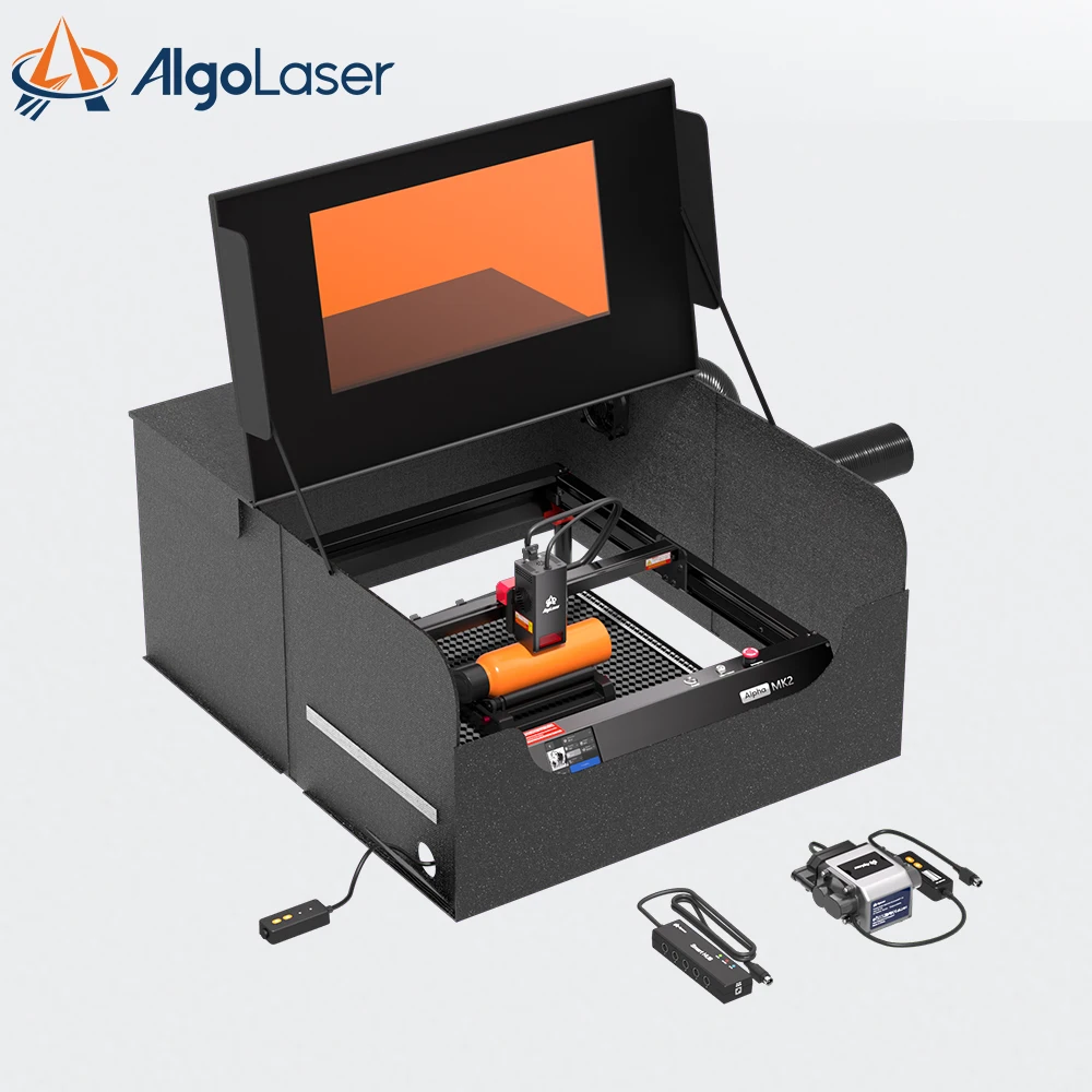 Воздушный насос AlgoLaser Alpha MK2 выход 20 Вт с операционным поворотным роликовым