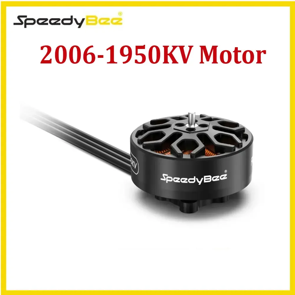 Бесщеточный двигатель SpeedyBee 2006 1950KV для RC FPV Bee35 Drone 3 5/4 дюйма/5 дюймов Tinywhoop Freestyle Racing