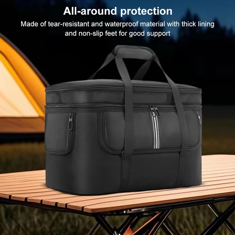 Дорожная сумка для портативной электростанции DJI Power 1000, сверхмощный водонепроницаемый чехол с защитой от падения и плечевым ремнем для управления кабелем