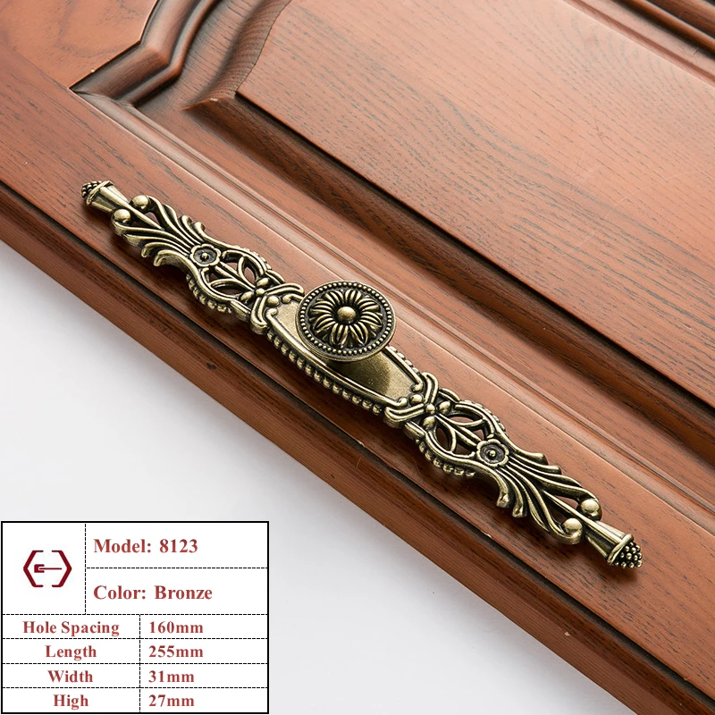

Желтые бронзовые ручки для шкафов ZInc Alloy