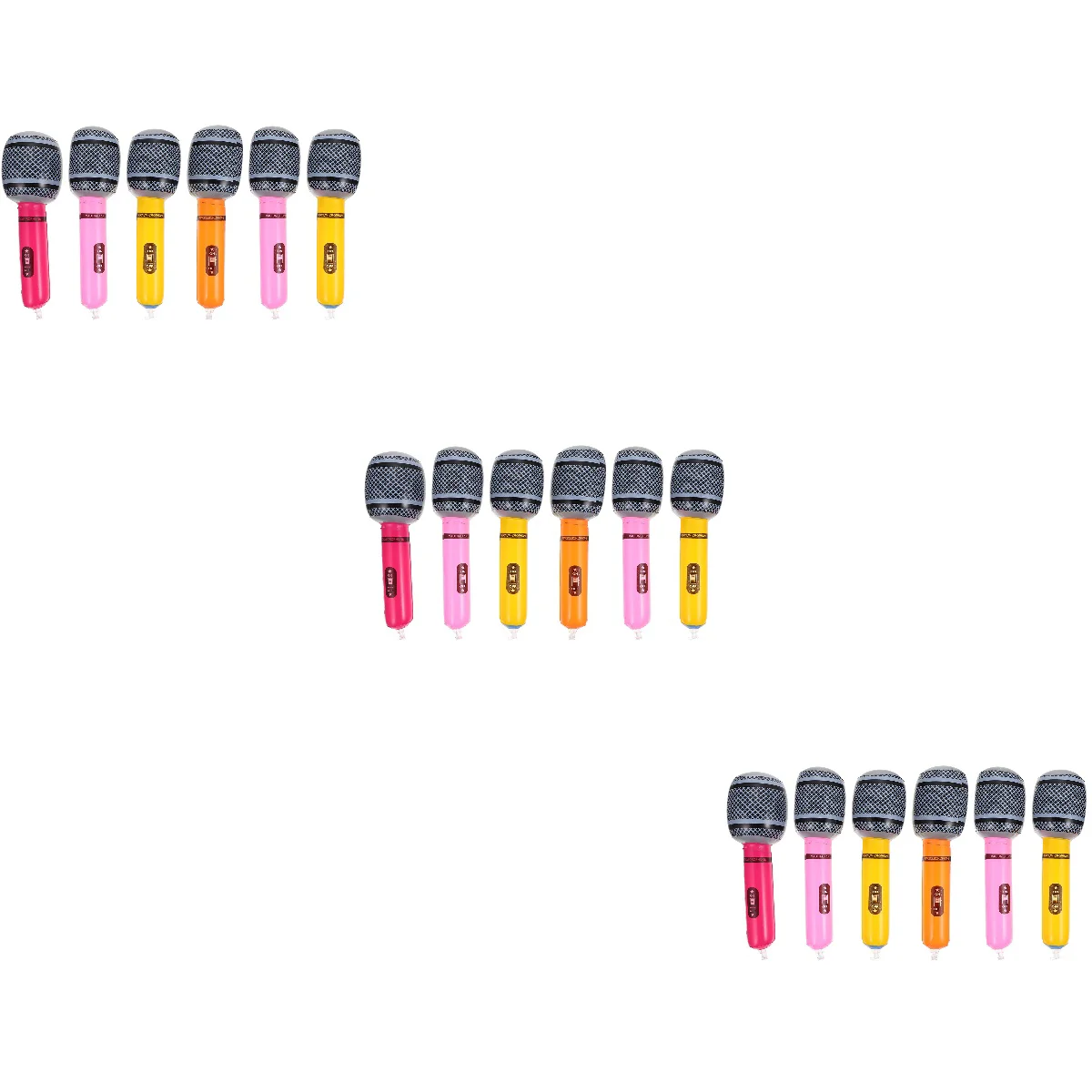 

Microphone Party Inflatable Decorations Blow Favors 90S 80S Favor Microphones Interactive Themedcarnival Toy Funny Prop