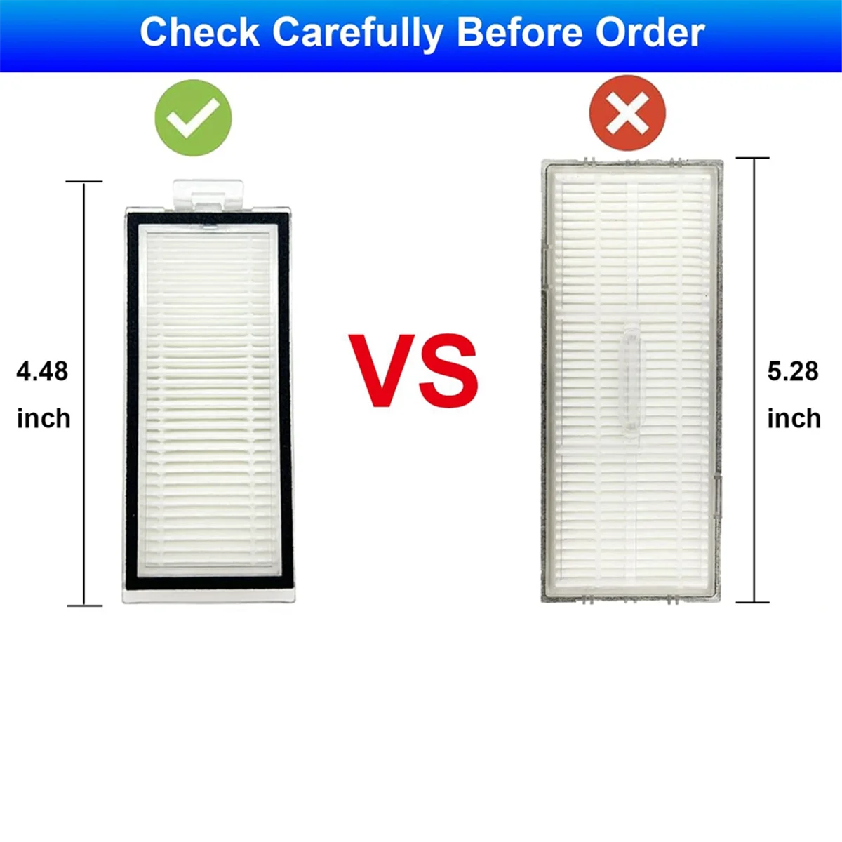 Сменные фильтры совместимые с роботом-пылесосом Roborock Q7 Max+ Q7+ Max Q5 Pro+ Pro Q8