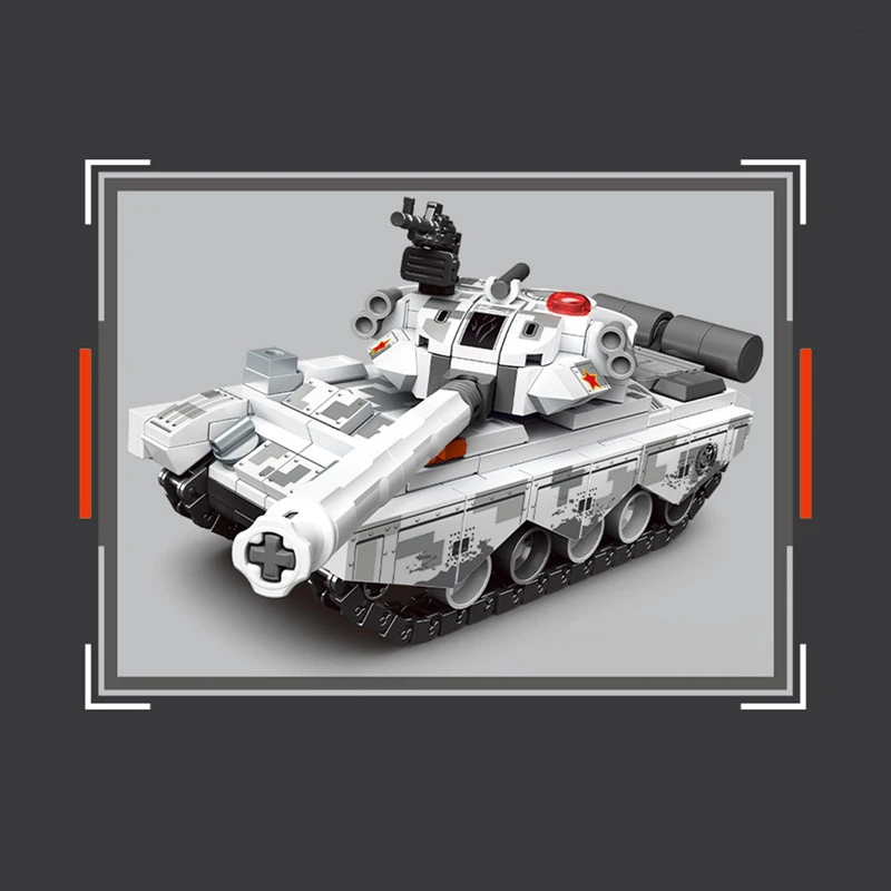 SEMBO военная серия главный боевой танк сборка строительные блоки MOC модель