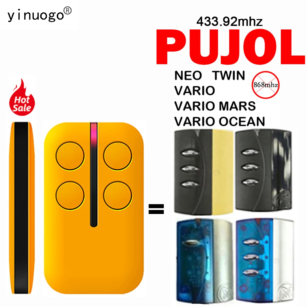 

PUJOL NEO TWIN VARIO MARS OCEAN Пульт дистанционного управления для открывания гаражных ворот 433 МГц PUJOL Пульт дистанционного управления для гаражных вор...