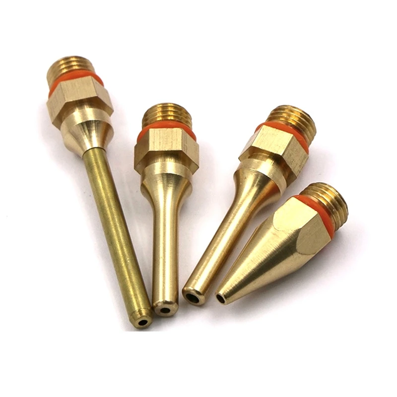 

2Pcs Pure Copper Hot Melt Glue Nozzle Long Short Small-Bore Large Diameter Glue Nozzle