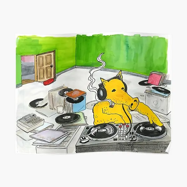 

Cool Quasimoto Dj Poster Wall Painting Decor Modern Mural Print Vintage Room Decoration Home Funny Picture Art No Frame