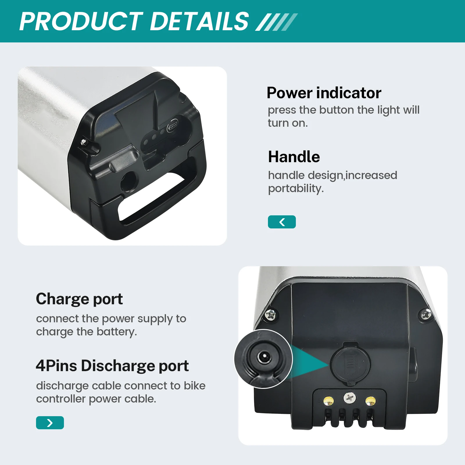 Hidden Ebike akku Dengfu E10 Frame Battery Pack 48V 17.5Ah 15Ah 13Ah E22 E23 Аккумулятор для электровелосипеда 500W