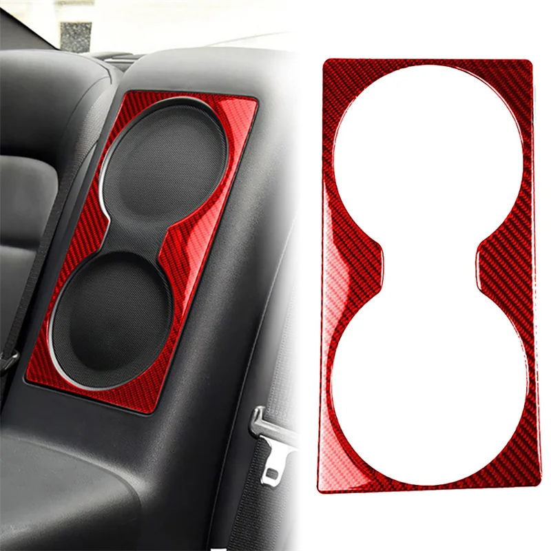 

Красное Настоящее углеродное волокно для Nissan GTR R35 украшение панели спикера заднего сиденья Автомобильные Наклейки Аксессуары для модификации