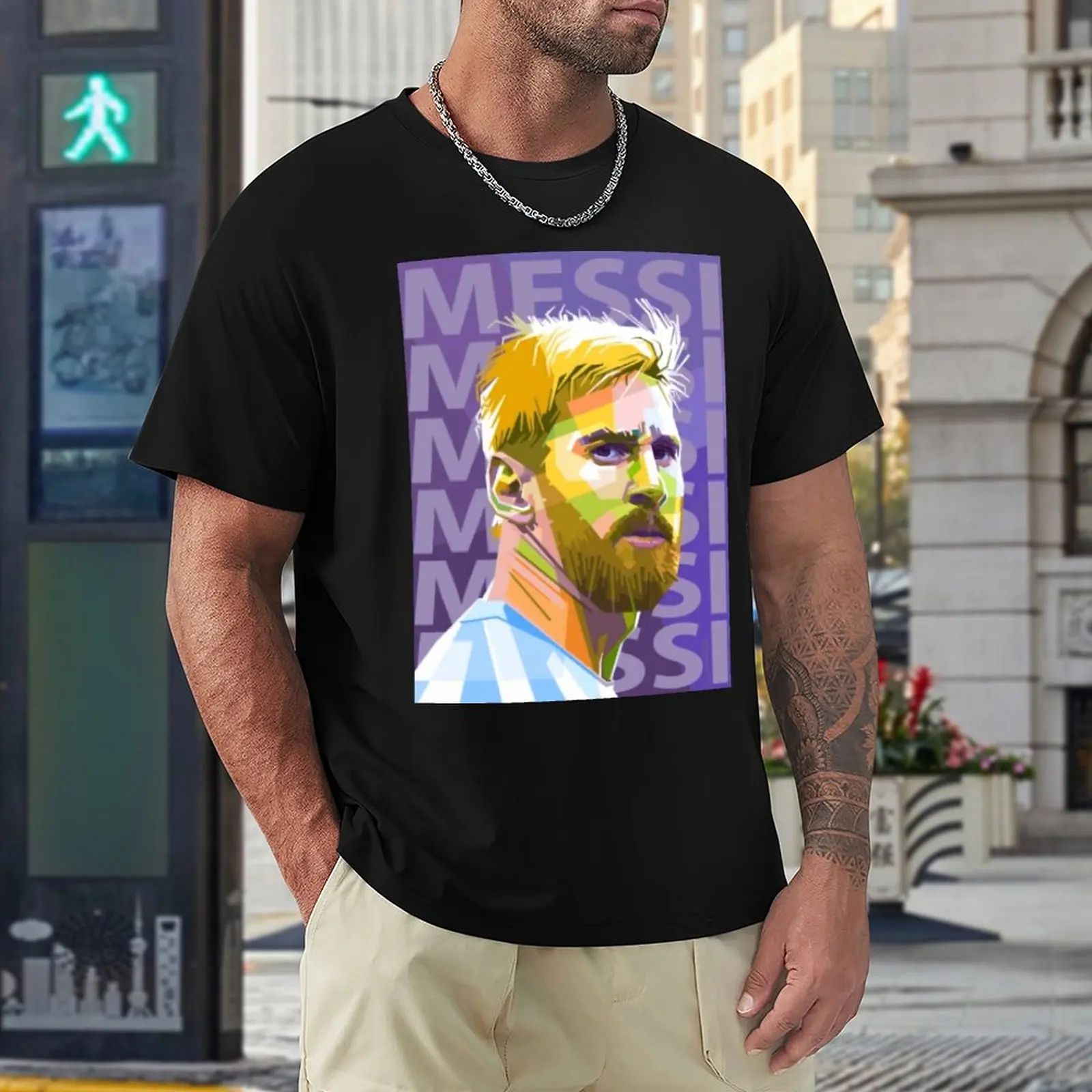 

Champion Argentina Lioneler And Messi (6) Soccer Team Motion Casual Graphic Vintage Tshirt Activity Competition Eur Size