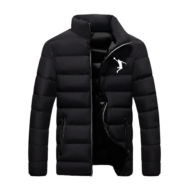 

2022 Men's Warm Jacket Winter Parka Coat Stand-up Collar Windbreaker Thick Thick Coat Black Jacket Men's Casual Outing Clothes