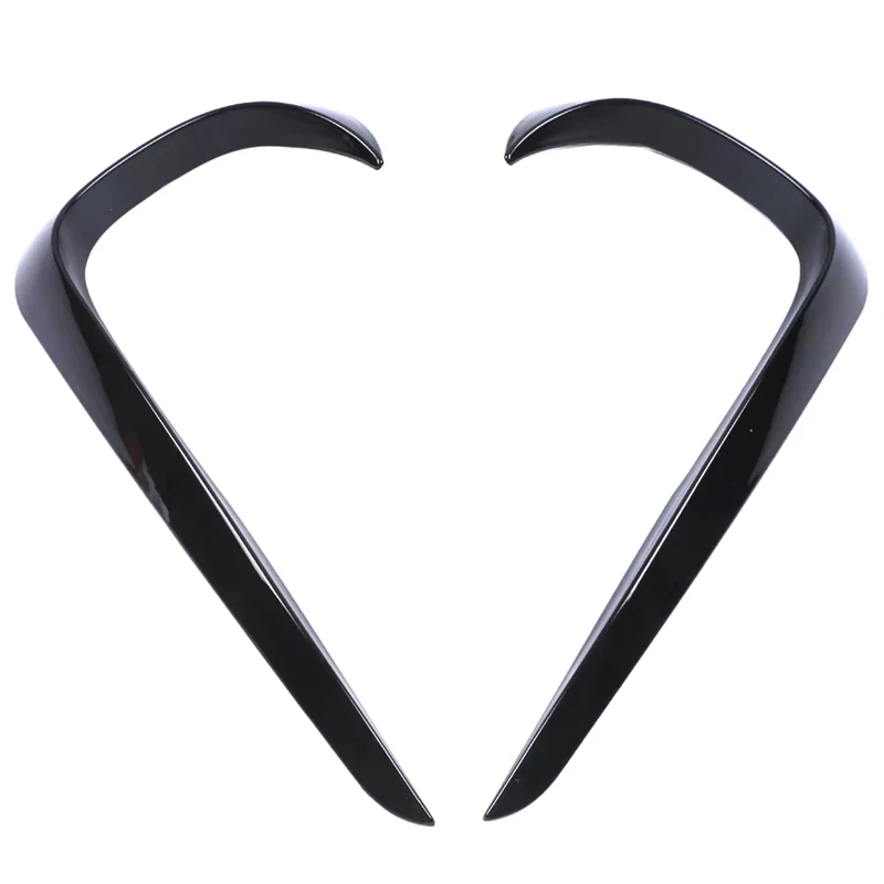 

Gloss Black Car Front Fog Light Lamp Cover Decoration for Mercedes-Benz GLB-Class X247 2019 2020