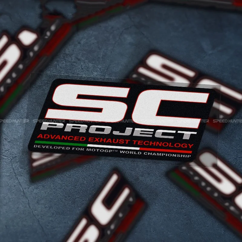 Светоотражающая наклейка на мотоцикл из титанового сплава для SC PROJECT легкая