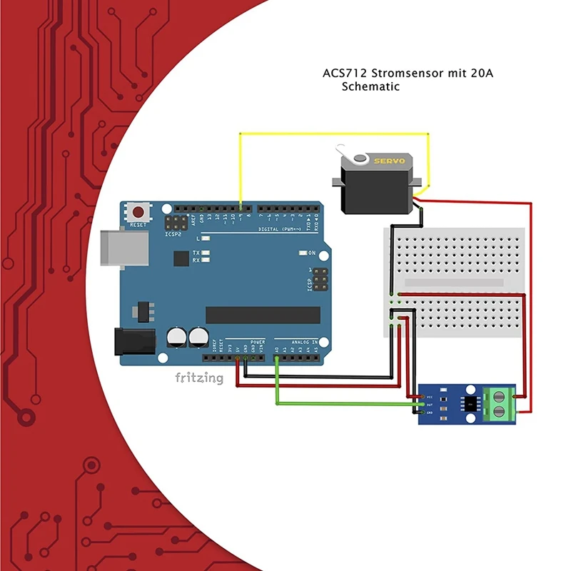 Датчик тока ACS712 20A Amp модуль диапазона совместимый с Bascom 5 шт. |