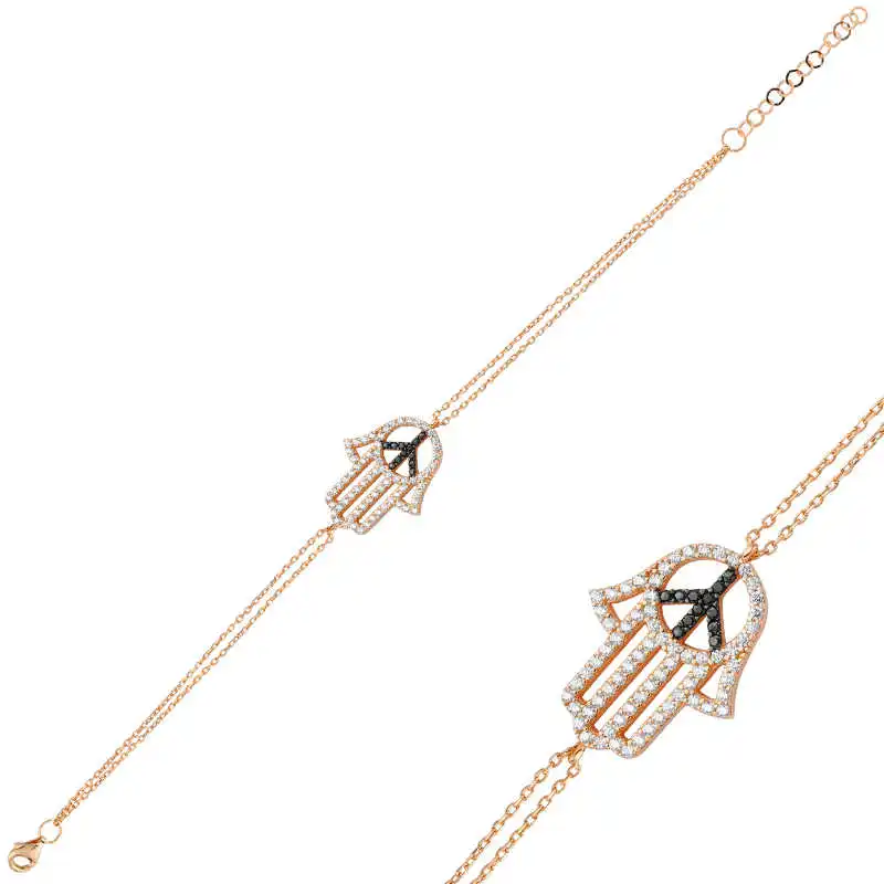 

Женский браслет Tevuli 925 пробы Silver Fatma Hand