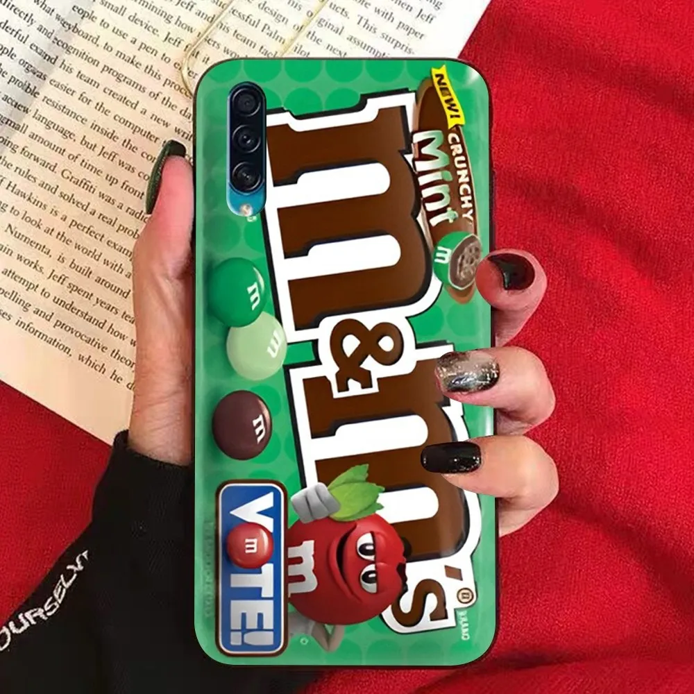 M-M &amp Ms-s шоколадный чехол для Samsung A 10 11 12 13 20 21 22 30 31 32 40 51 52 53 70 71 72 73 91