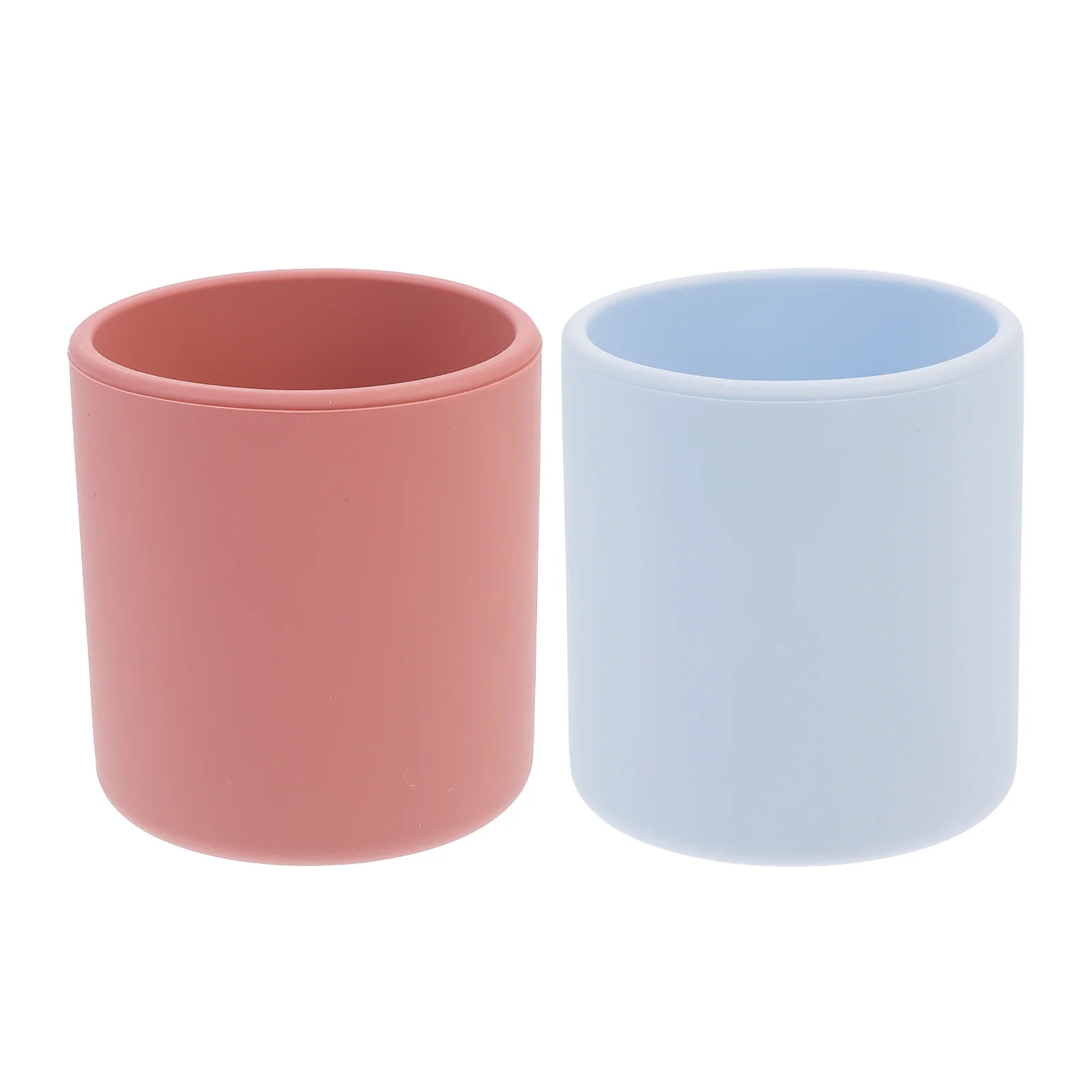 

Children's Drinking Cup Silicone Training Infants Kids Baby Water Storage Container