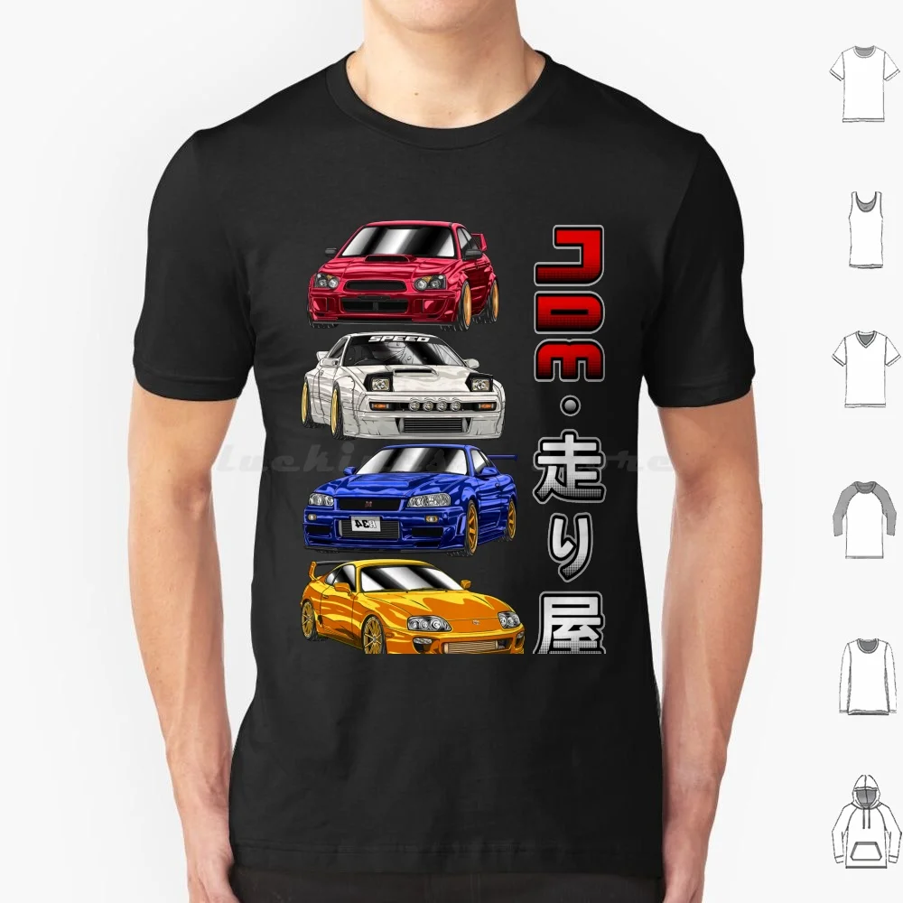 Футболка Jdm с надписью «Cars Legend», 6Xl, хлопковая крутая футболка, спортивный автомобиль Jdm, суперкар, Impreza, Wrx Sti, Mazda Rx7, Nissan Skyline Gtr R34 Mk4