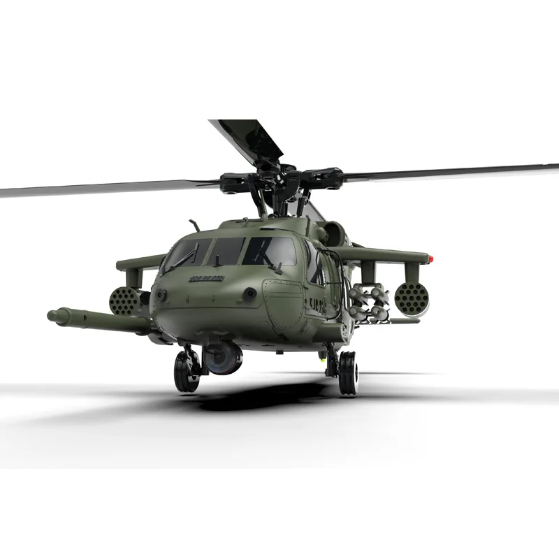 Фото Yuxiang F09v Black Hawk Uh60 шестиканальный 3d спецэффекты дистанционное управление вооруженная модель вертолета моделирование боевой самолета №2