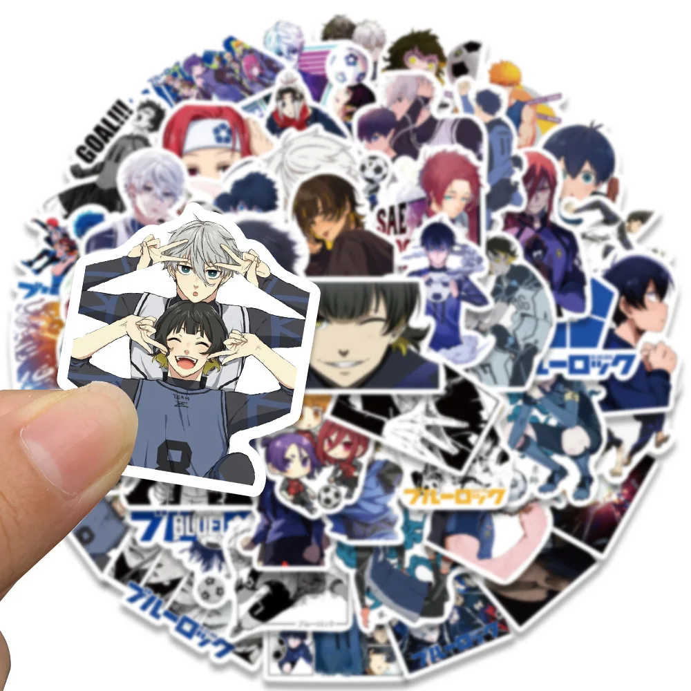 

10/30/50PCS BLUE LOCK Sports Anime Cartoon Sticker DIY Phone Laptop Luggage Skateboard Graffiti Decals Fun for Kid Toy