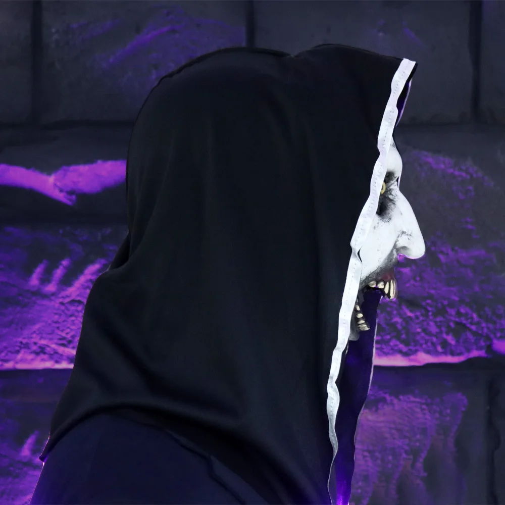 Страшная маска монахини головной убор косплей жуткие латексные маски