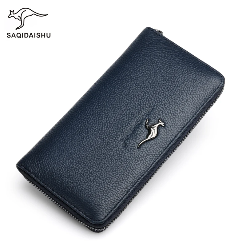 Новый мужской кошелек короткий матовый кожаный вертикальный на молнии в стиле