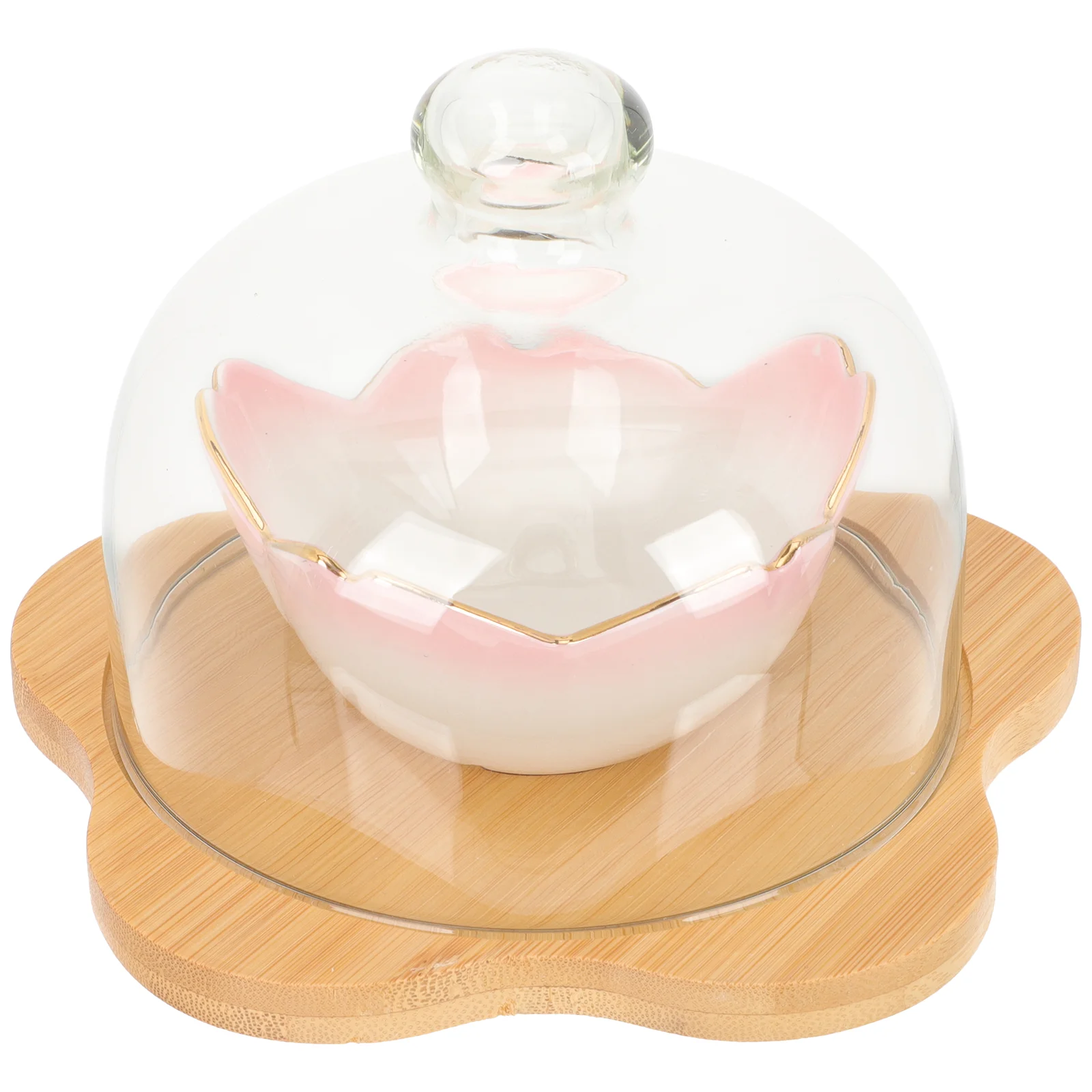 

Cake Stand Dessert Bowl Display Plate Tray Ceramic Dome Serving Rustic Cover Bowls Party Snack Platter Server Appetizer Mini