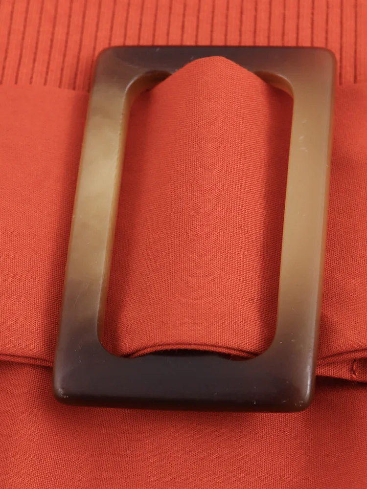 Женское винтажное платье с поясом круглым вырезом без рукавов