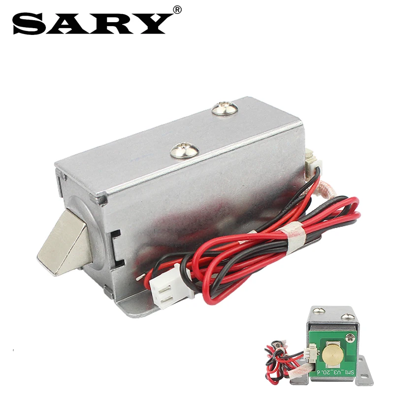

LY03 Electromagnetic lock DC12V express locker lock micro lock with feedback signal output