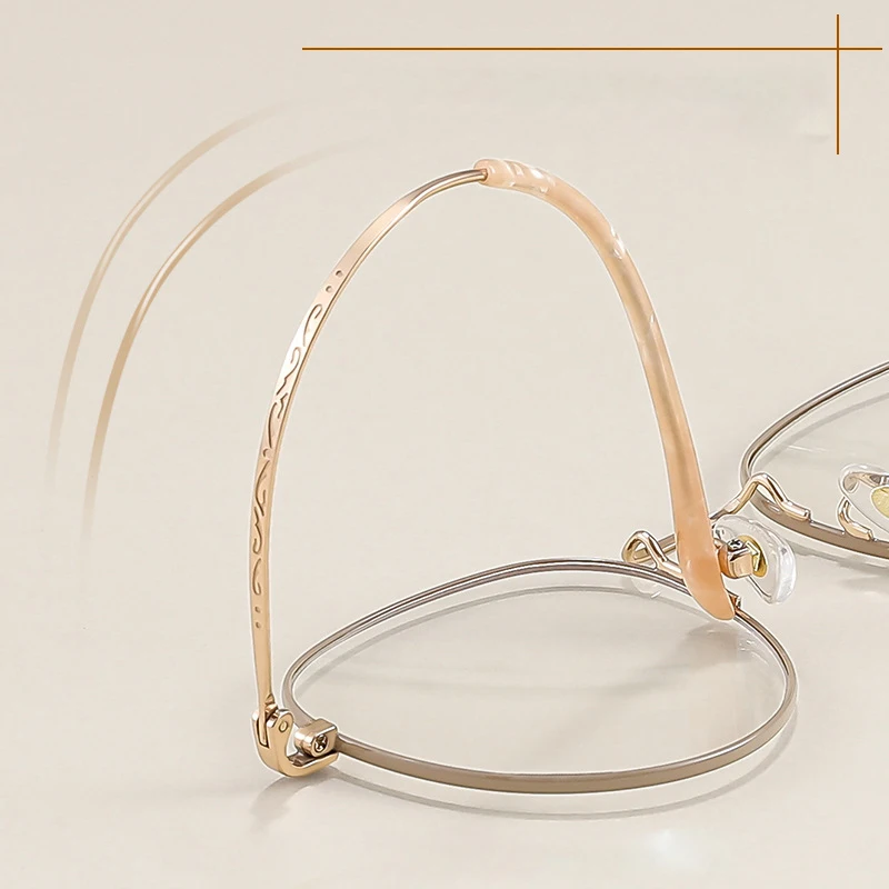 Модные Винтажные круглые очки ультратонкие титановые для близорукости