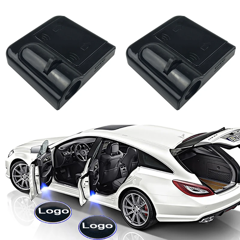 

1PC Universal Led Car Door Welcome Custom Logo Night Lights LED Courtesy Laser Projector Ghost Shadow Lamp Auto Accessories Kits