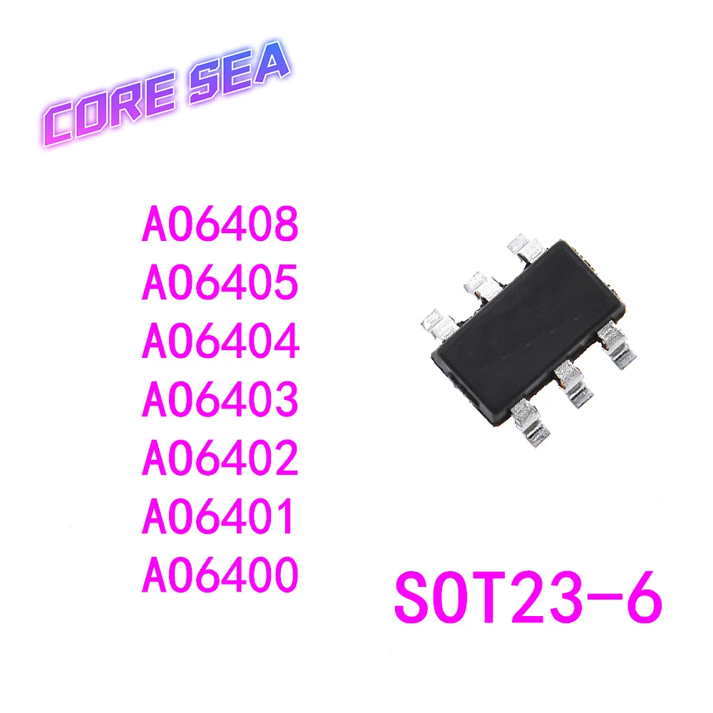 

100 шт., AO6400, AO6401, AO6402, AO6403, AO6404, AO6405, AO6408A, AL TSOP/SOT23-6