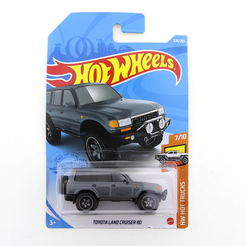 Горячие колеса TOYOTA LAND CRUISER 80 Мини Сплав купе 1/64 металл литья под давлением модель