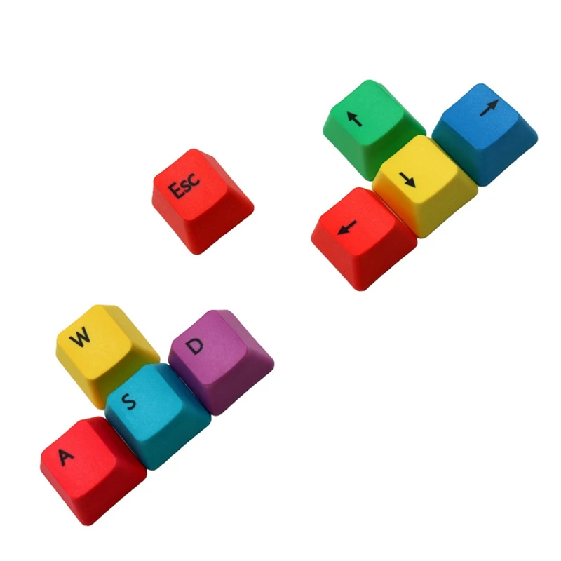 

9 Key Keycap WASD Mechanical Keyboard Keycaps Profile PBT RGBY Modifiers