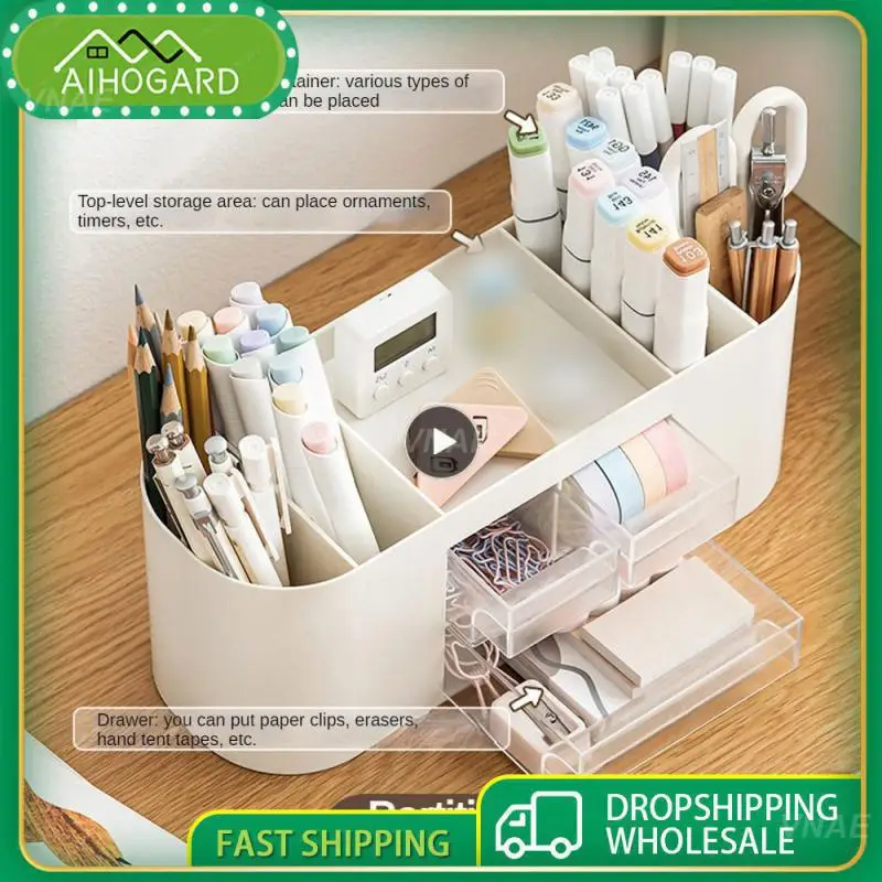 

Multifunctional Storage Box Office High Capacity Student Need Tidy Highly Rated Storage Supplies Stationery Storage Box Storage
