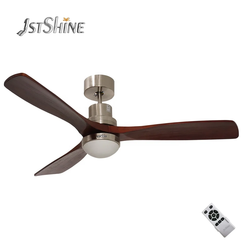 

ceiling fan modern 52 inch thin wood blade inverter bldc led ceiling fan with light