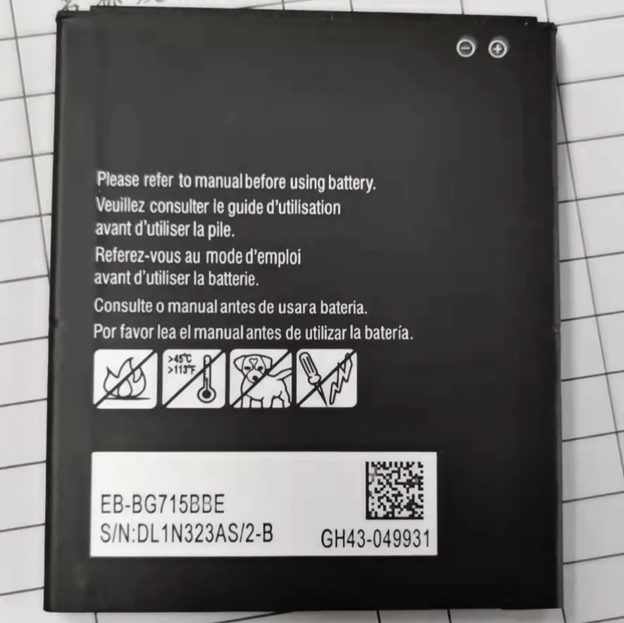 

Replacement Phone Battery EB-BG715BBE For Samsung Galaxy Xcover Pro Batteries 4000mAh EB-G715U