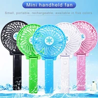 portable hand fan foldable handheld mini fan cooler 3 speed adjustable cooling fan for outdoor travel e1n2