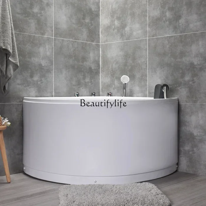 Угол для маленькой квартиры домашний треугольный вентилятор акриловый джакузи