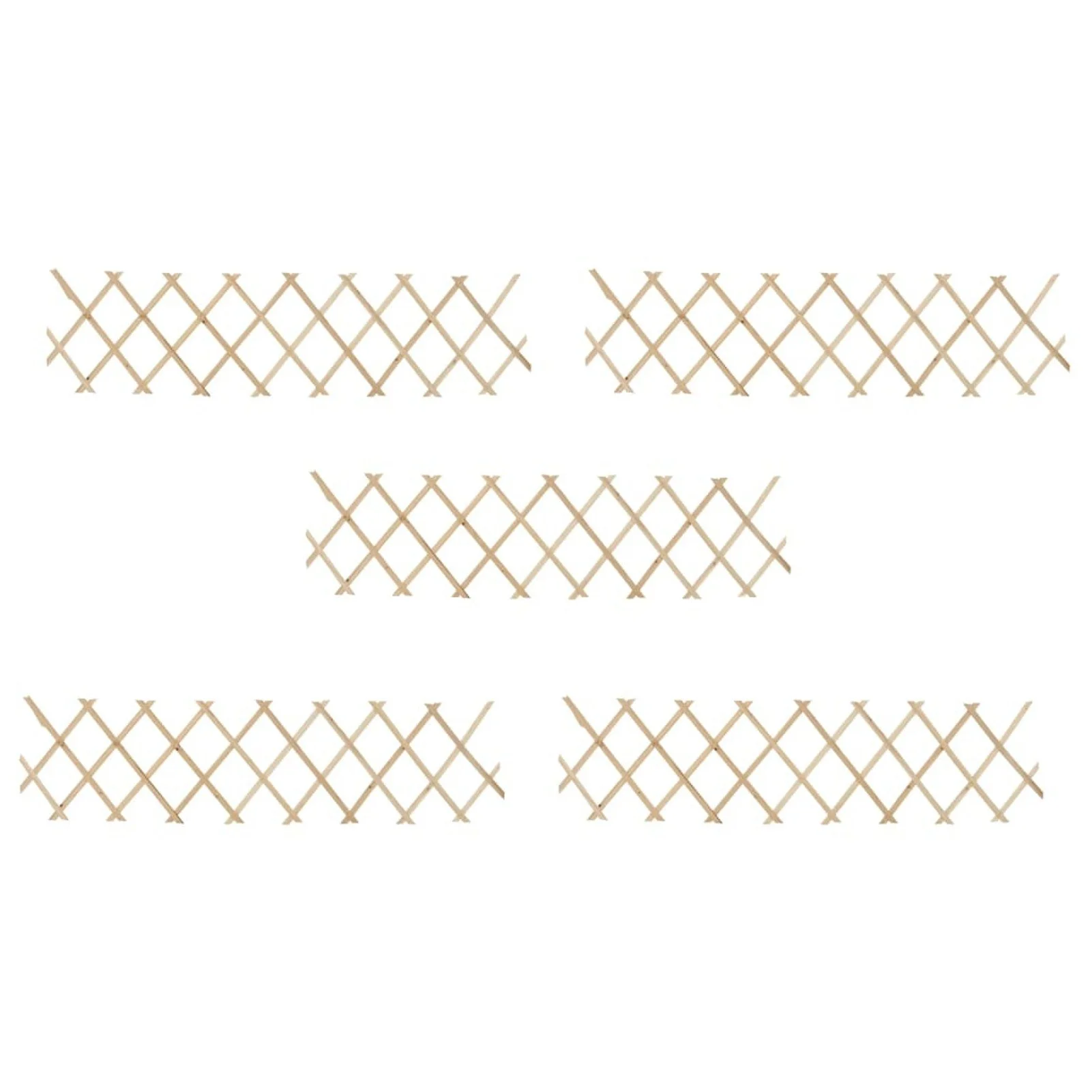 

Trellis Fences 5 pcs Firwood 70.9"x11.8"
