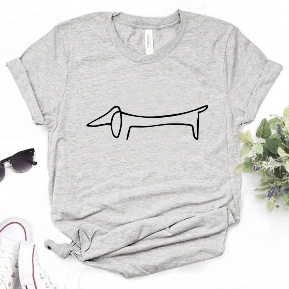 

Dachshund Tee women harajuku t shirt female y2k comic anime clothing