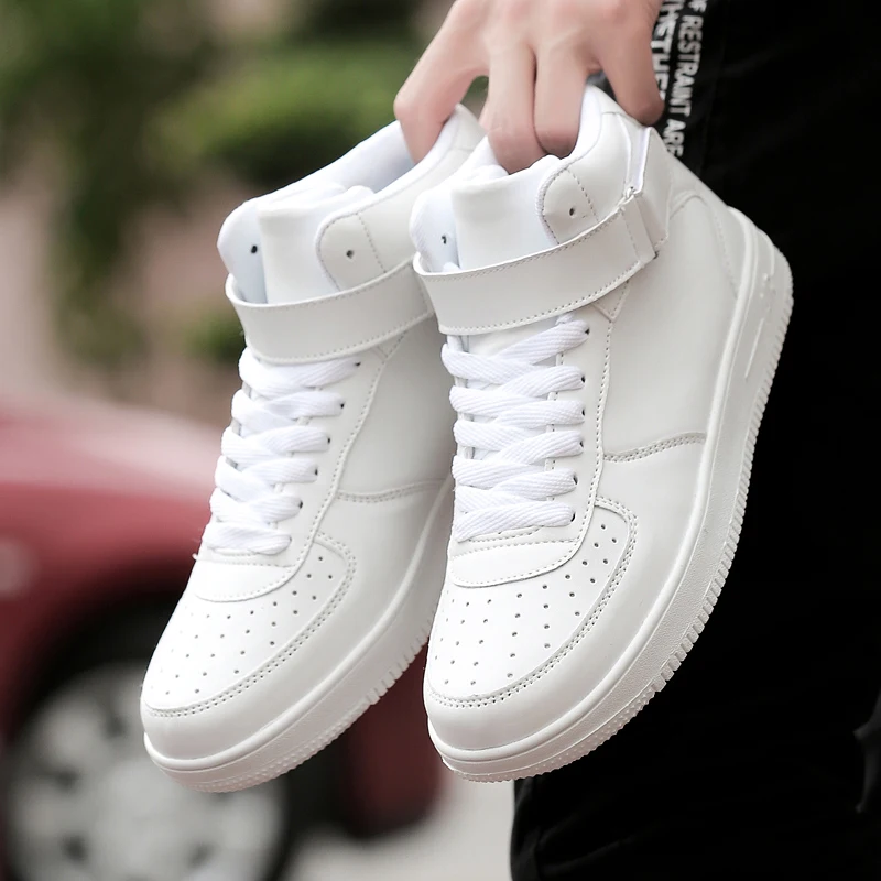

Spring Autumn Men Fashion Casual Shoes High Top Sneaker Men Shoes High Quality Non-slip Walking Shoes Zapatillas Calzado Hombre