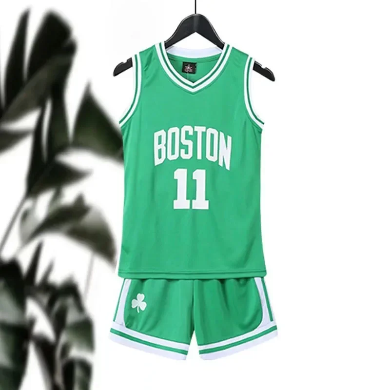 

boys girls Basketball Jersey Sports Suit Children Training Sets Letter Print 2pcs Vest Shorts Kids Clothes