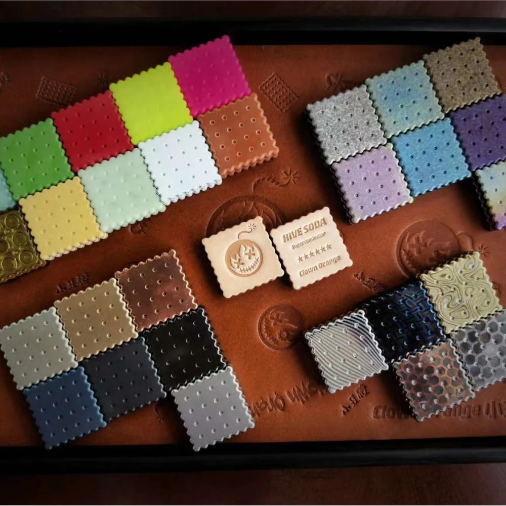 Клоун оранжевый титановый дамасский Push слайдер Рабочий стол гироскоп EDC