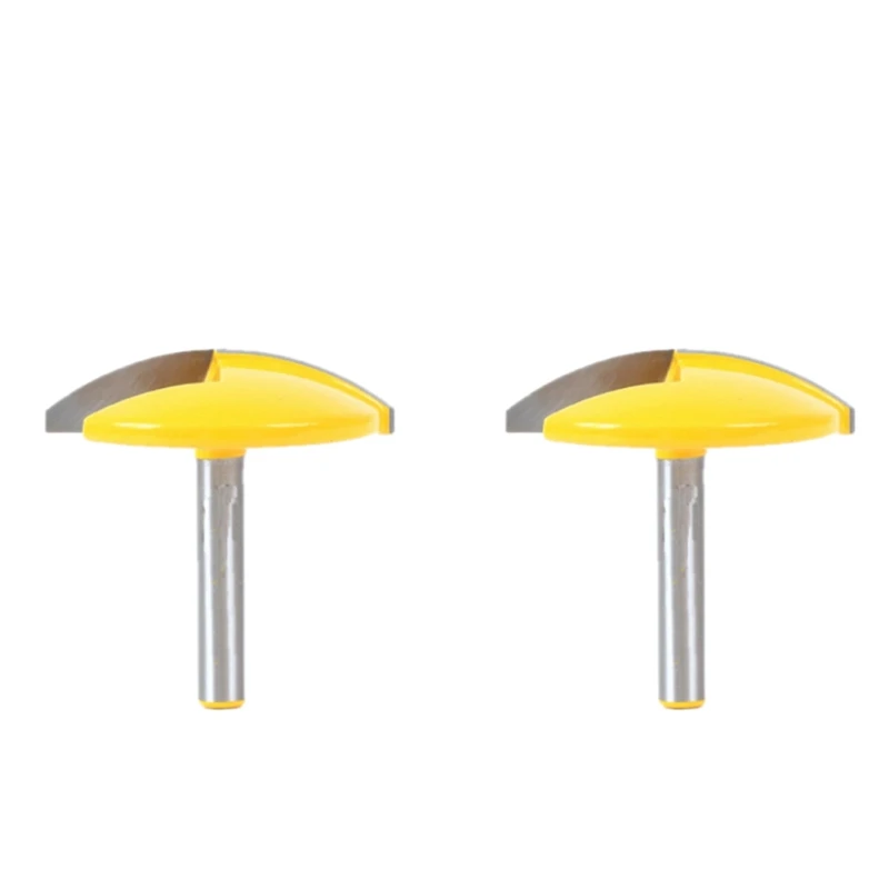 

Hot HG-2PCS 8Mm Shank Small Bowl Router Bit - 1-1/2 Inch Radius - 1-3/4 Inch Wide Door Knife Woodworking Cutter