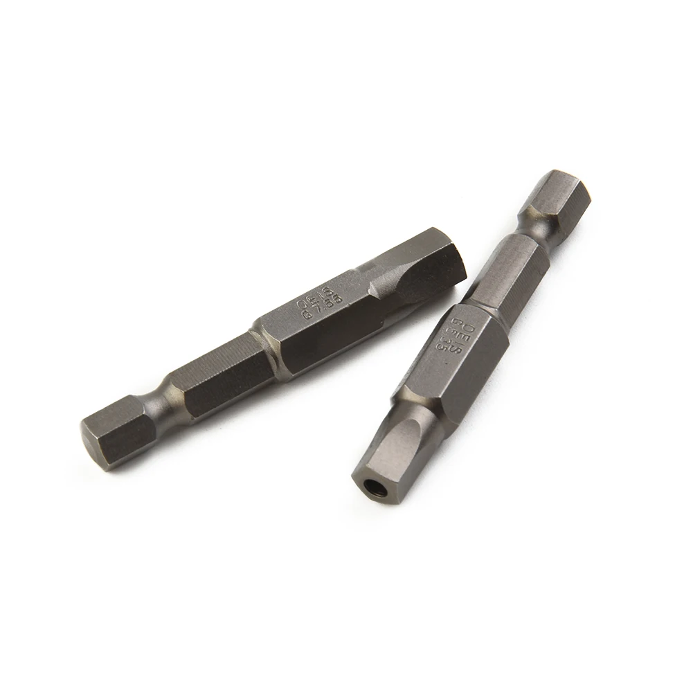 10 шт. 50 мм пятиугольная отвертка магнитное сверло 1/4 дюйма адаптер с шестигранным